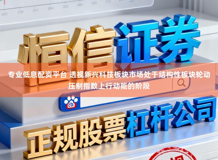 专业低息配资平台 透视新兴科技板块市场处于结构性板块轮动压制指数上行动能的阶段
