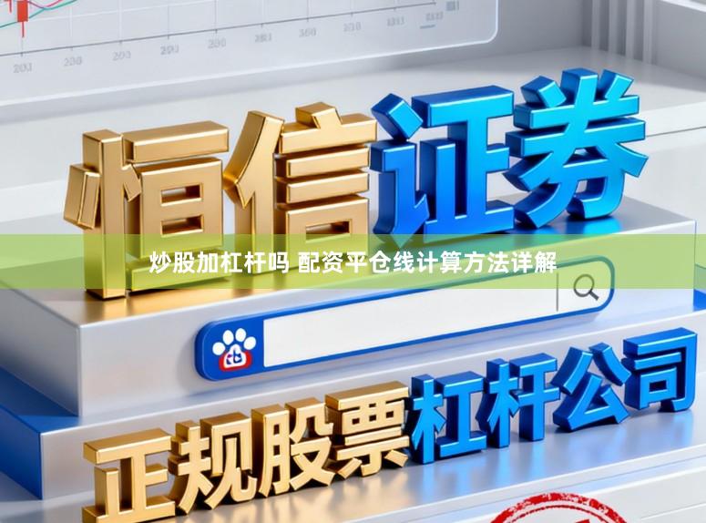 炒股加杠杆吗 配资平仓线计算方法详解